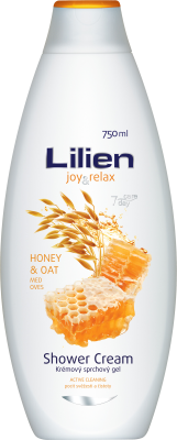 Lilien shower cream Honey&Oat 750ml