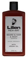 Lilien Men Art beard&hair&body shampoo White 250ml