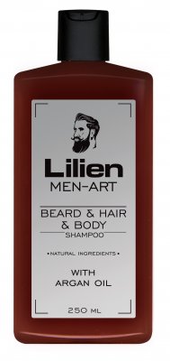 Lilien Men Art beard&hair&body shampoo White 250ml | Nonstop Lékárna