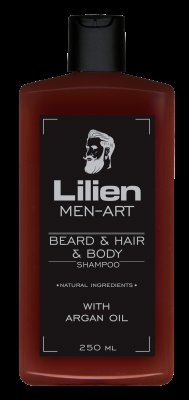 Lilien Men Art beard&hair&body shampoo Black 250ml