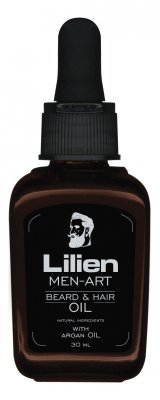 Lilien Men-Art Beard & Hair Oil Black olej na vousy a vlasy 30 ml