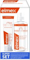 Elmex ústní voda 400ml + zubní pasta 75ml