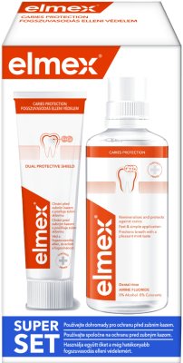 Elmex ústní voda 400ml + zubní pasta 75ml Elmex ústní voda 400ml + zubní pasta 75ml