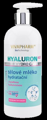 VivaPharm Tělové mléko s kyselinou hyaluronovou 400ml
