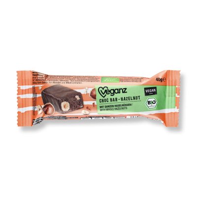 Veganz čokoládová tyčinka s nugátem Bio 40g
