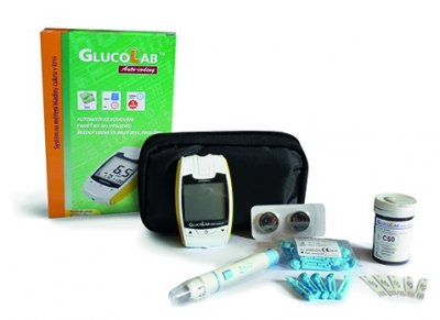 II. jakost GlucoLab 50 test.proužků + Glukometr GlucoLab zdarma
