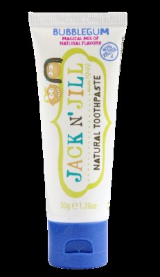 Jack n' Jill Dětská zubní pasta - žvýkačka BIO (50 g) - bez fluoru, s bio extraktem z měsíčku