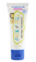 Jack n' Jill Dětská zubní pasta žvýkačka BIO bez fluoru, s bio extraktem z měsíčku 50 g