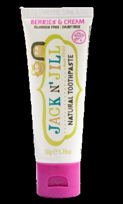 Jack n' Jill Dětská zubní pasta - lesní směs BIO (50 g) - bez fluoru, s bio extraktem z měsíčku