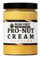 Bear Foot Pro-Nut Cream arašídové máslo s proteinem vanilka 550 g