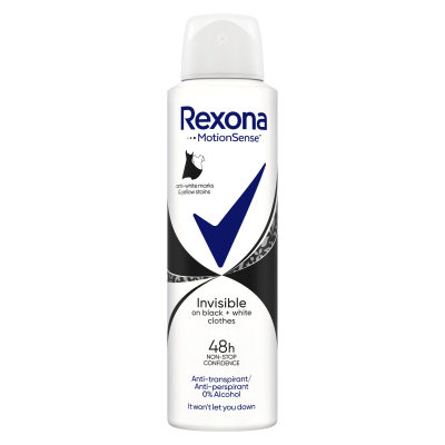 Rexona sprej Invisible B+W 150ml