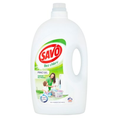 SAVO prací gel barevné i bílé prádlo 100W