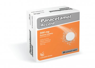 Paracetamol Accord 500mg eff. 24ks
