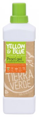 Yellow&Blue Yellow and Blue Prací gel s pomerančem z bio mýdlových ořechů 1 l