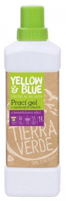 Yellow&Blue Prací gel s levandulí z bio mýdlových ořechů 1 l
