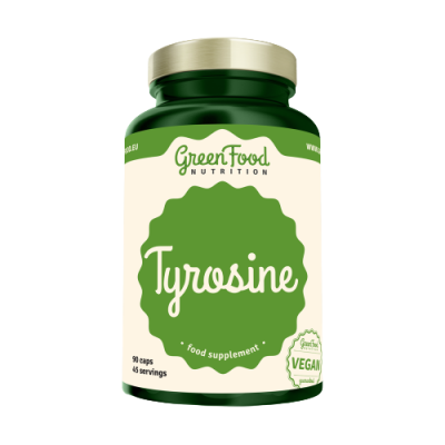 GreenFood Nutrition Tyrosin 90 kapslí