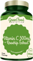 GreenFood Nutrition Vitamín C+ Extrakt ze šípků 60cps