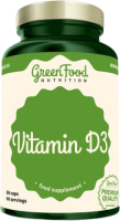 GreenFood Nutrition Vitamín D3 60cps