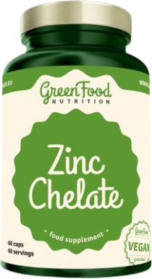 GreenFood Nutrition Zinek Chelát 60cps