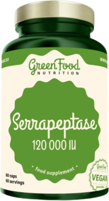 GreenFood Nutrition Serrapeptase 120000IU 60cps