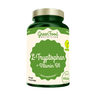 GreenFood Nutrition L-Tryptophan 90 kapslí