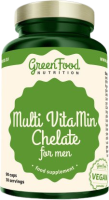 GreenFood Nutrition Multi VitaMin Chelate pro muže 90cps