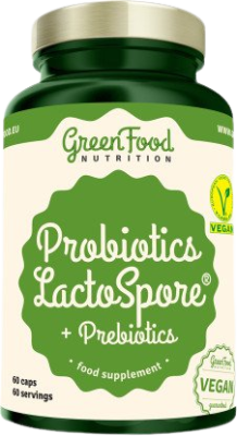 GreenFood Nutrition Probiotika LactoSpore 60 kapslí