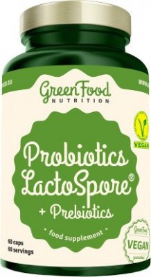 GreenFood Nutrition Probiotika LactoSpore 60 kapslí