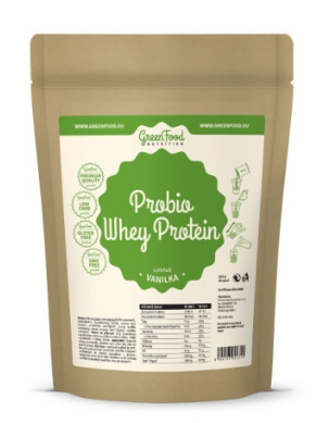 GreenFood Nutrition Probio Whey protein příchuť vanilka 500 g