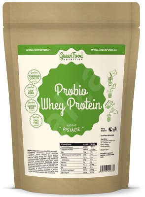 GreenFood Nutrition Probio Whey protein příchuť pistácie 500g