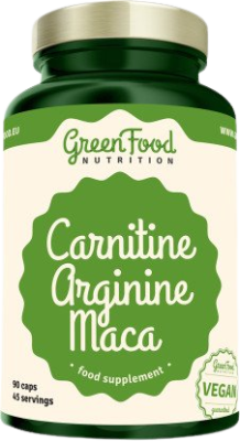 GreenFood Nutrition Carnitin Arginin Maca 90cps