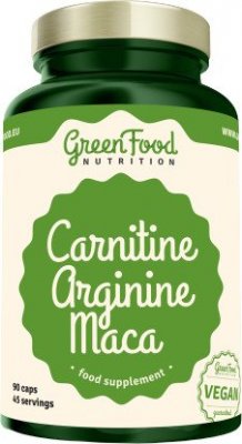 GreenFood Nutrition Carnitin Arginin Maca 90cps