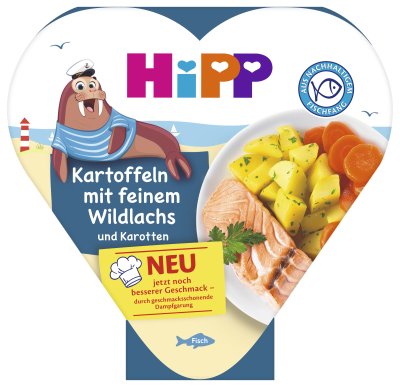 HIPP Brambory se zeleninou a jemným lososem 250 g