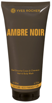 Yves Rocher Sprchový gel na tělo a vlasy Ambre Noir 200 ml