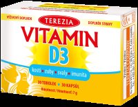 TEREZIA Vitamín D3 1000 IU 30 tobolek