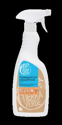 Yellow and Blue Pomerančový odmašťovač praktický univerzální čistič 750ml