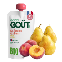 Good Gout Broskev s hruškou BIO 120g 4M