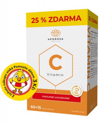 II. jakost APOROSA Vitamin C 700mg post. uvolňování cps.75