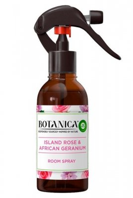 Botanica by Air Wick osvěžovač vzduchu - Exotická růže a africká pelargónie 237ml