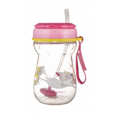 Canpol babies Hrníček sportovní se slámkou a závažím 350ml