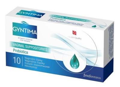 Fytofontana GYNTIMA Probiotica vag.čípky 10ks