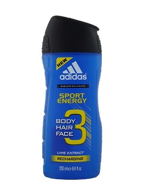Adidas Sport Energy sprchový gel 3v1 pro muže 250 ml