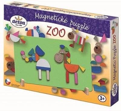 Detoa Magnetické puzzle ZOO 41 ks