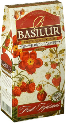 BASILUR Fruit Strawberry & Raspberry papír 100g