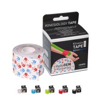 GM rayon kinesiology tape hedvábný 5cm x 5m hands