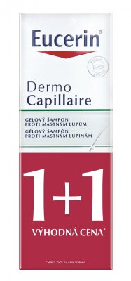 EUCERIN DermoCapillaire šampon proti mastným lupům 2x250ml