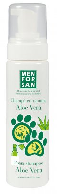 Menforsan Pěnový šampon pro psy a kočky s Aloe Vera 200ml