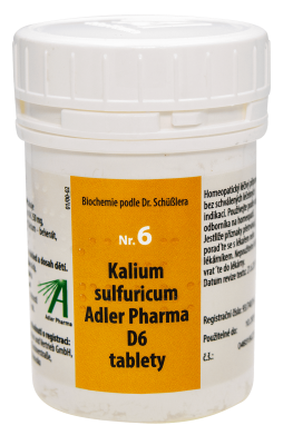 Adler Pharma Nr. 6 Kalium sulfuricum D6 1000 tablet