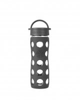 Lifefactory láhev s klasickým uzávěrem Onyx Black 475ml