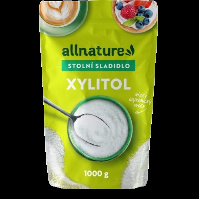Allnature Xylitol - březový cukr 1000g